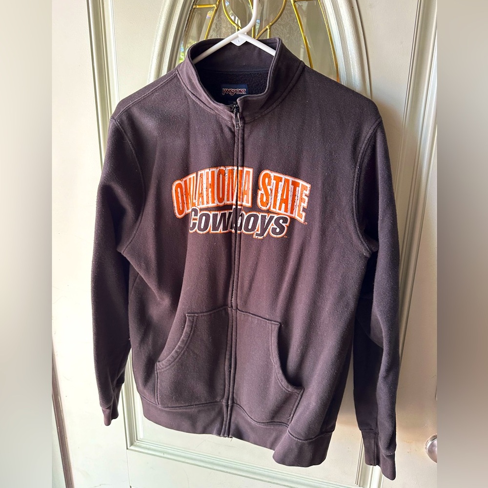 Oklahoma State Zip Up Sweatshirt Jacket